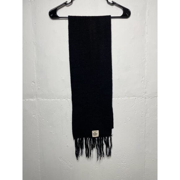 Vintage Harley- Davidson Acrylic Scarf Black Orange made in USA - Picture 5 of 8